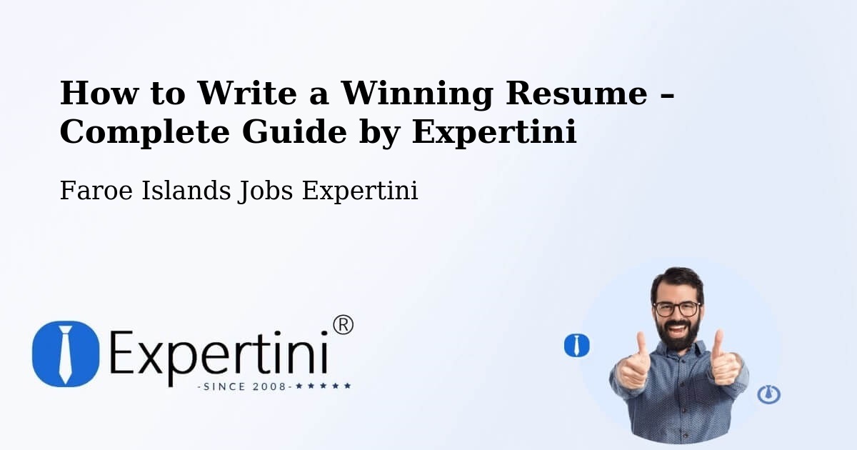 Resume Writing Guide for Job Seekers – Kunoy - Kunoy, Faroe Islands Jobs Expertini